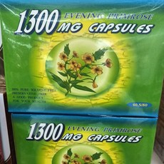 家康 月見草油膠囊 1300MG 60粒, 1個, 1-3盒（數量直接加）