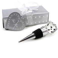 행운을 불러오는 주사위 와인스토퍼 1개