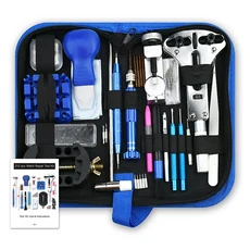 시계 오프너 수리 도구 키트 프라이 나이프 드라이버 핀 해머 세트 제조 밴드 링크 액세서리 212 개 Watch repair kit