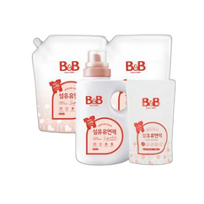 증정 유아 섬유유연제 자스민 용기 +리필, 1개, 2개입, 1.5L