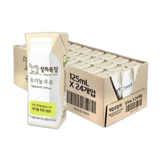 매일유업 상하목장 유기농우유 (), 125ml, 24팩