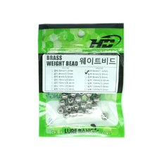 HD 웨이트비드 벌크형, 골드-10mm2.0mm, 1개