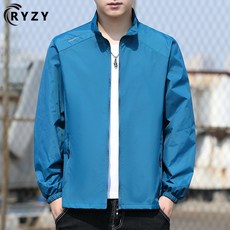 RYZY 男款 立領防曬外套 薄款防紫外線戶外運動夾克
