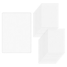 20개 A5 바인딩 커버 플라스틱 DIY 프로스팅 PP 필렛 코너 0 4mm 두께 6x8 4 바인더 디스크 플래너 노트북용, A6 4 3x6