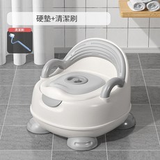 兒童馬桶坐便器 嬰兒便盆 幼兒學習輔助, 克里斯灰硬墊