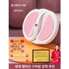 올원픽 허리돌리기운동기구 회전 공원 실내 가정용, 1개, 페어리핑크 A