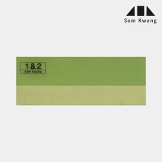 삼광 에폭시 1or2 도배칼받이 벽지 필름 컷팅받침대 셀프도배용품 그린 옥색 1/2 도배몰딩자 1&2, 옥색(그린), 1개