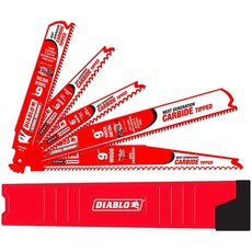 鎢鋼五件套裝軍刀鋸片 瑞士製造 MAX50倍耐用 適用於消防搜救/釘木/鑄鐵/白鐵拆除, 1個