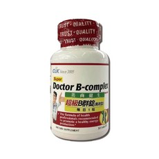 美國CLK健生B群複方錠(長效型)30錠/瓶，維持能量、增強體力，台灣公司貨品質保證, 1個, 30顆