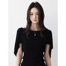 極簡披肩一字領短袖T恤女