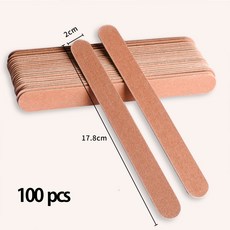애니데코 네일 우드 파일 네일화일 손톱파일, 1세트, 100개