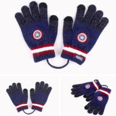 WINGHOUSE Marvel 兒童美國隊長針織觸感手套