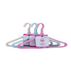 萌小福 30公分兒童衣架10入 - 顏色隨機，兒童衣物收納好幫手, 顏色隨機, 1個