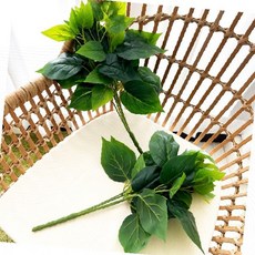 인조식물 스킨답서스 조화 부쉬 그린 인테리어 장식 소품 홈데코 실내 꾸미기 스러운 잎사귀, GS002852 스킨답서스조화 진한초록