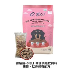 O Bli! 噢!比利 韓國鮮雞肉軟式愛犬飼料, 1個, 關節、軟骨保養配方(粉色),100g*6包(口味可混搭，請備註)