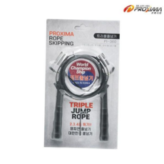 헬스줄넘기 트리플 줄넘기 초고속 프록시마 (검정) 59000EA 1EA, 본상품