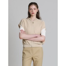 아날도바시니 비스코스 포켓 후드 니트조끼 택가격 178000원