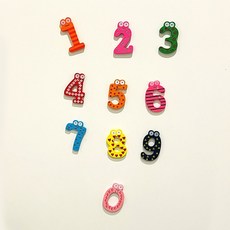 왕눈이 캐릭터 숫자 마그넷 보드 자석 부착 숫자판 원목+글로벌커머스랩벌Shop, 빠른배송