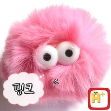 알탱고 [귀여운 먼지]인형 헬멧 부착형 레포츠용 선물용, 핑크