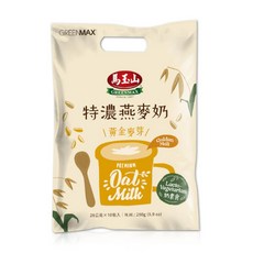 【馬玉山】特濃燕麥奶28g 10入 (絲滑咖啡/經典奶茶/黃金麥芽/經典黑可可), 1個, 黃金麥芽
