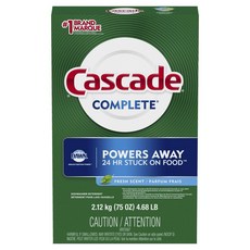 【Cascade】洗碗機專用強效清潔洗碗粉-清新香味(75oz/2.12kg)【兔雜tuzha】, 1個