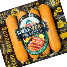 한성 비바크부어스트 260g 킬바사소세지 독일식 소시지 핫도그 캠핑 바베큐 구이, 4개