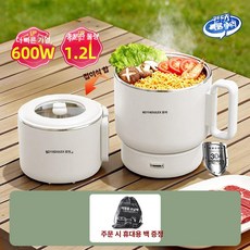 접이식쿠커 전기 휴대용 캠핑 차박 기숙사 원룸 자취방, 화이트, 기본 색상