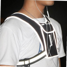 중량조끼1KG 운동 헬스 소지품보관 스포츠 러닝 야광 조끼, 블랙(야광)