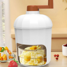 가정용 빙수기 눈꽃 핸디형 스테인리스 수동 빙수기 얼음 분쇄기 제빙기