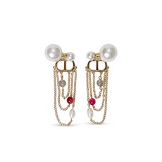 트윈셋 체인 링크 이어링