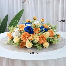 태국 릴리와디 꽃 조화 인공 수반용 장식 수제 화이트100송이 7cm, 오렌지 블루 60cm 기타 사이즈 문의