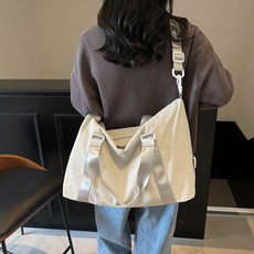 大容量短途旅行手提運動旅行包包女輕便行李包瑜伽出差收納健身, 灰色, 1個