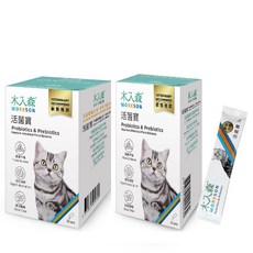 木入森 貓咪活菌寶 貓咪益生菌 腸胃保健 黃金組合菌 綜合酵素 幫助消化 福媽寵物, 1個, 消化健康