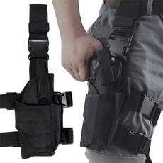 서바이벌 권총 레그 홀스터 핸드건 케이스, 1개