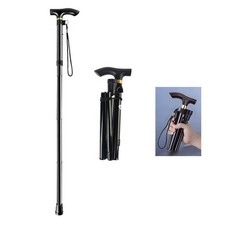 노인용 효도선물 폴딩 지팡이 휴대용 4단접이식 21594ea 1(EA), 1개