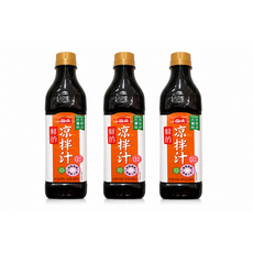 홍홍 중국식품 해천 량빤즈 무침소스 량피 오이무침 냉채요리, 3개, 500ml
