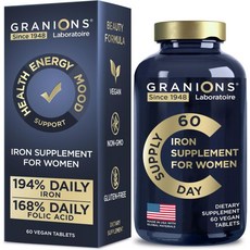 Essential Amino Acids Supplement for Men & Women - All 9 BCAAs EAA Supplements Formula - Leucine A, Vegan Iron (60 capsules), 1개, 60정