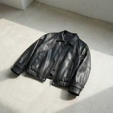 마인드브릿지 여성용 레더 블루종 점퍼 M1JP2204
