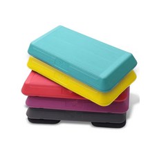 날라마켓 가정용 스텝박스 다이어트 발판 리듬운동 스텝퍼 요가 에어로빅 높이조절, 72cm 라이트그린 발판+그린 받침대 4개