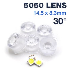LEDJOY 5050 LED LENS 14.5mm x 8.3mm 30도 [10개]