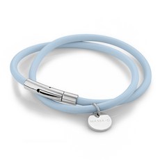 MASSA-G O1.f 鍺鈦能量雙圈手環-4MM，運動配件，時尚健康手環, 地中海藍, 1個