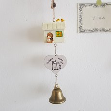 강아지와우리집 문종 현관 풍경종 문에다는 장식 도어벨 문 종 집들이 식당 가게 개업 선물