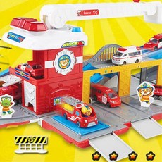 펼쳐지는 뽀로로 큰 변신 소방차장난감 자동차선물 남자아기 5살, 본상품선택, 1개