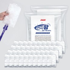 대쉬 먼지팡 먼지떨이 청소포 리필 정전기 다용도 먼지청소, 화이트, 40세트