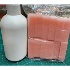 KUDA桌球 特調特製 無機膠水 白膠 260ml 成膜性佳 桌球膠皮（白膠）送刷膠海棉, 1個