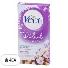 비트 데뷰 제모 왁스스트립, 4개