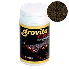 그로비타 CRS 사료 100ml 50g 새우 전용 쉬림프 갑각류 먹이 밥 물멍법인몰 수족관용품, 1세트