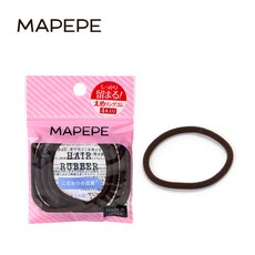 Mapepe 輕鬆變髮橡皮髮圈4入 日本製