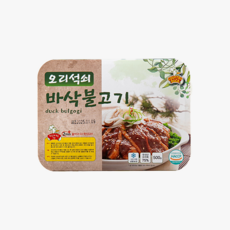 국산 오리석쇠 매콤/바삭(간장) 불고기 500g, 오리석쇠 바삭 불고기 500g