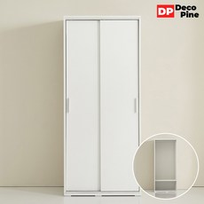 데코파인 필미 슬라이딩 옷장 이불장 800 미니 싱글 원룸 장롱 세트, 800 이불장